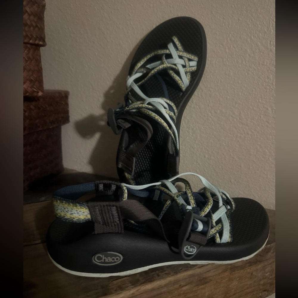 CHACO Teal Blue Green Z Cloud Sandals Women’s 7